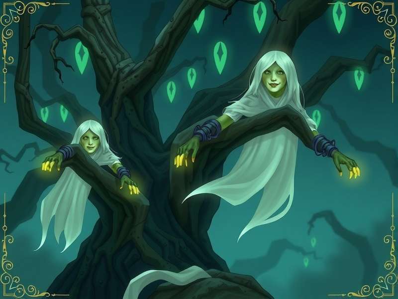 Ghostly Grove Gasp Game Banner